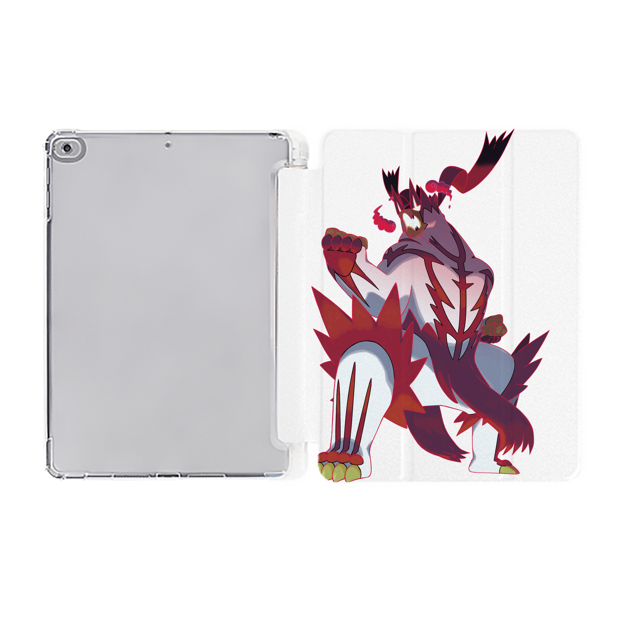 （画像用） ポケットモンスター Pokémon IPad ケース ペン収納付き 三つ折りスタンド PUレザー×シリコン 対応機種9.5/10.5/10.9インチ